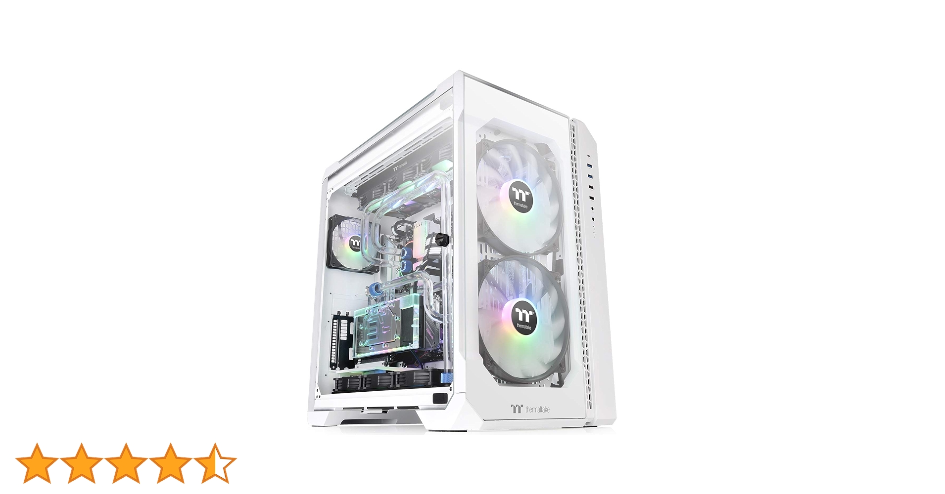 Amazon.co.jp: Thermaltake VIEW 51 TG ARGB Snow Edition フルタワー
